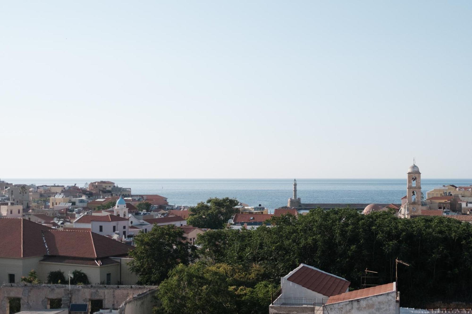 Sky-High 70Sqm Penthouse W. Stunning Views - 05 Apartment Chania  Exterior photo